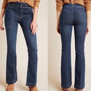 Pilcro and the Letterpress Anthropologie High Rise Bootcut Jeans